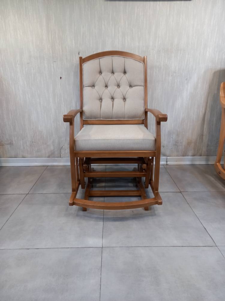  خرید صندلی راک مکانیزم دار چوب راش لوکس 